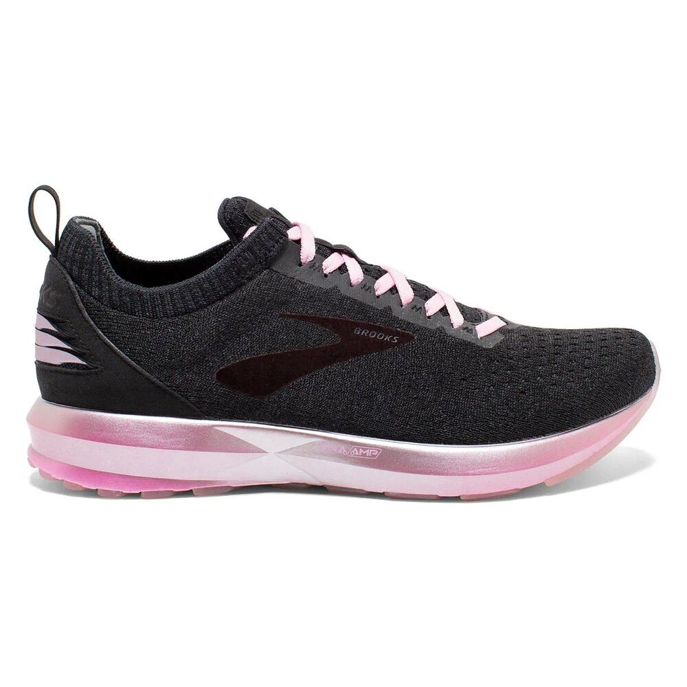 Brooks Shoes Womens Size 8.5 Black Pink DNA AMP Running Sneakers 1202911B073